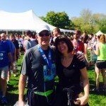 The marathoner and cheerleader